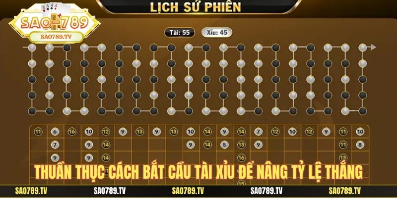 Thuần thục cách bắt cầu tài xỉu để nâng tỷ lệ thắng