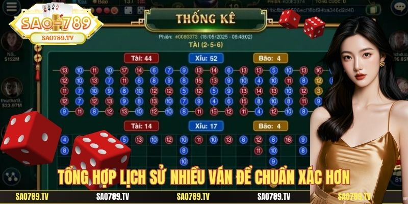 Tổng hợp lịch sử nhiều ván để chuẩn xác hơn