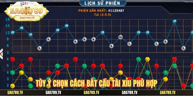 Tùy ý chọn cách bắt cầu tài xỉu phù hợp